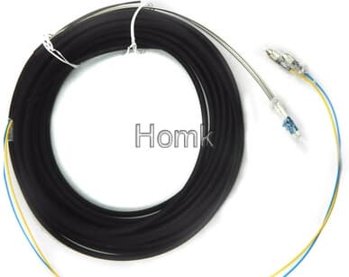 DLC waterproof fiber optical patch cord jumper